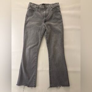 MOTHER The HUSTLER ANKLE FREY Gray Subtle Washed (M-3)